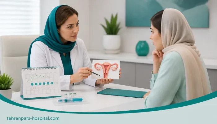 مشاوره درباره عوارض داروهای تحریک تخمدان در IVF